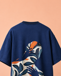 Resonate Abstract Silhouette Oversized T-Shirt – Premium Cotton Graphic Tee
